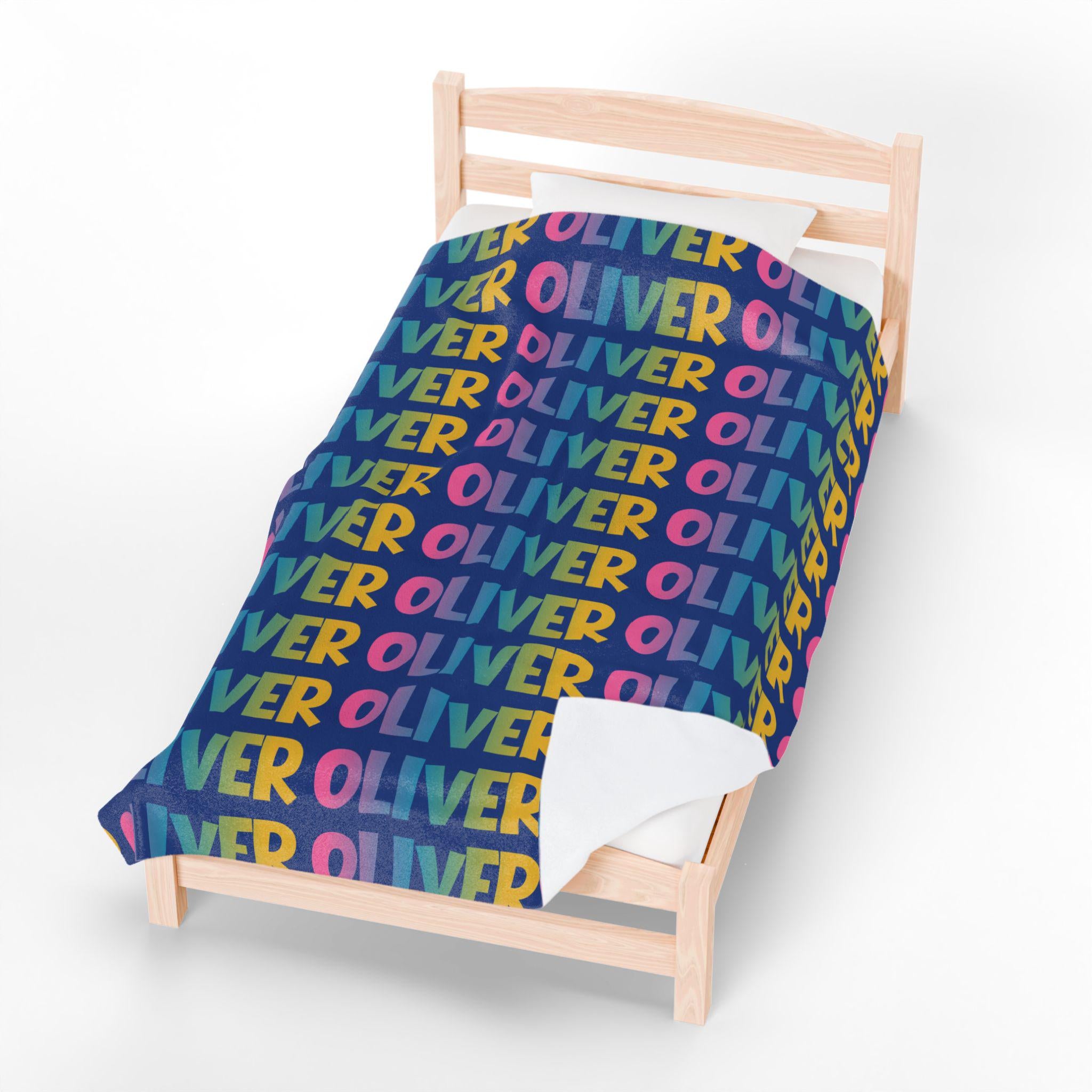 Velveteen Blanket: Custom Name