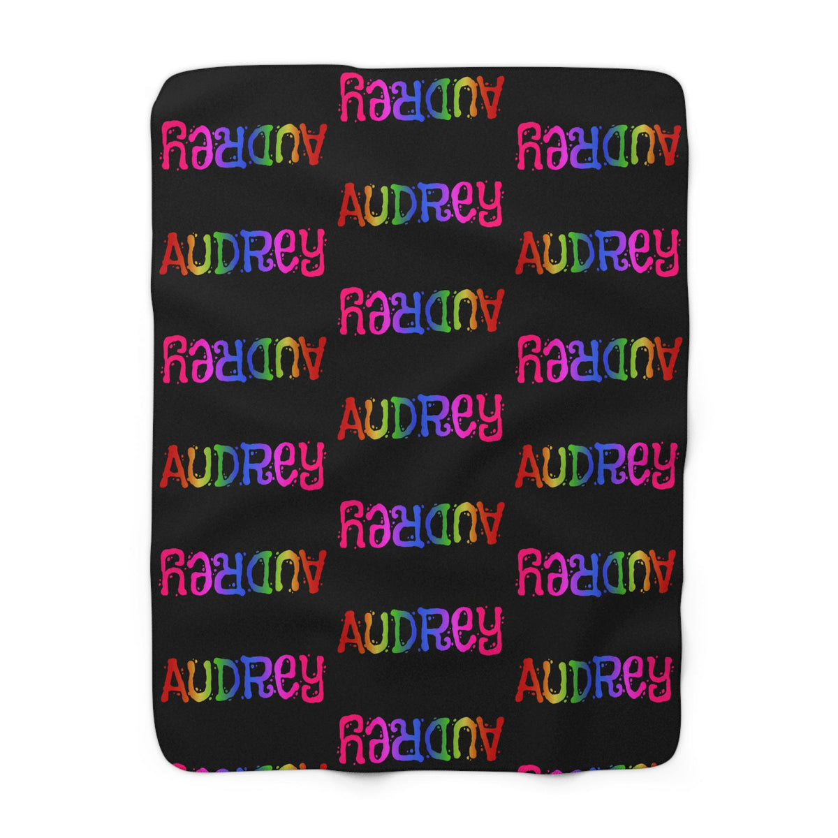 Personalized Sherpa Fleece Blanket: Custom Name, Cozy Home Decor
