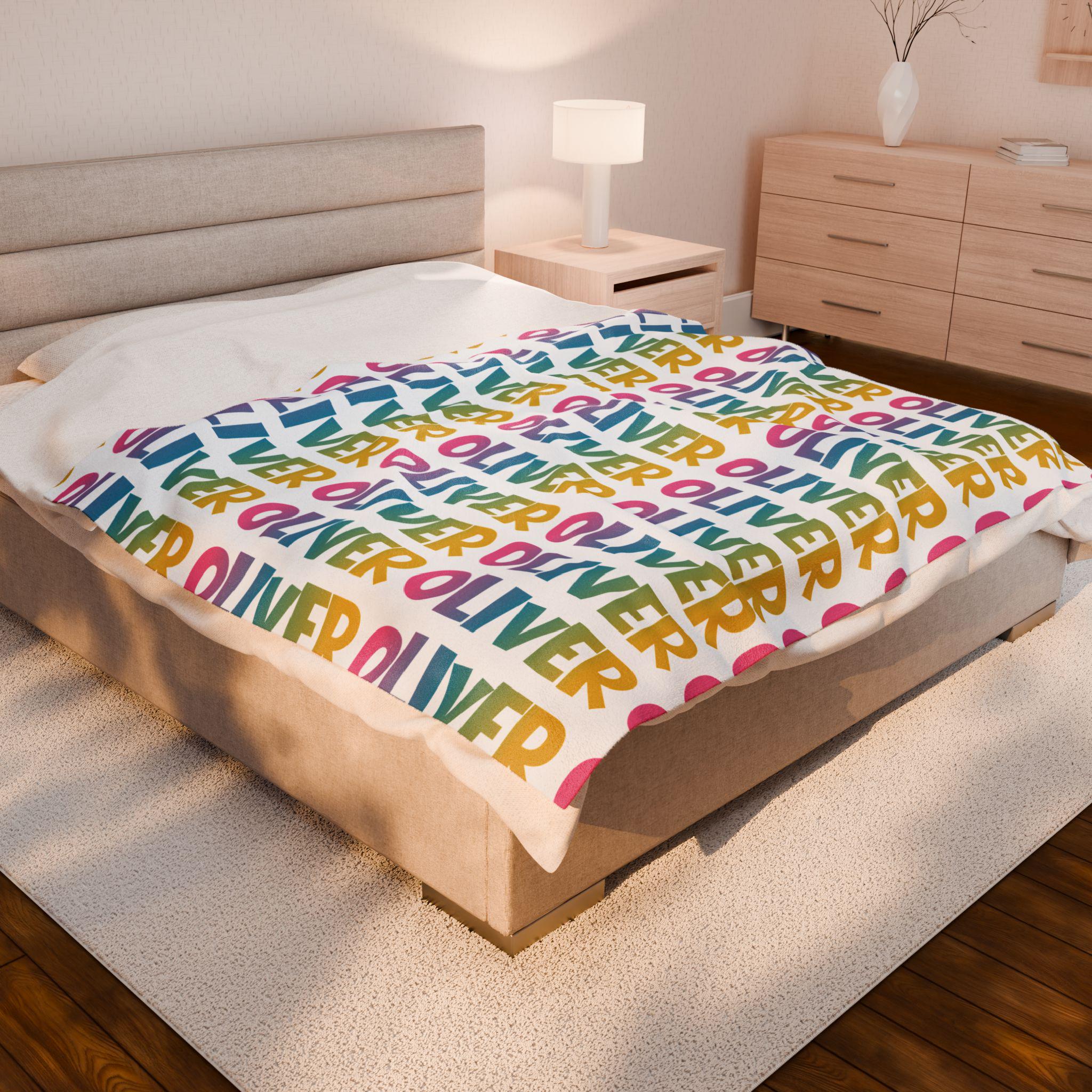 Velveteen Blanket: Custom Name