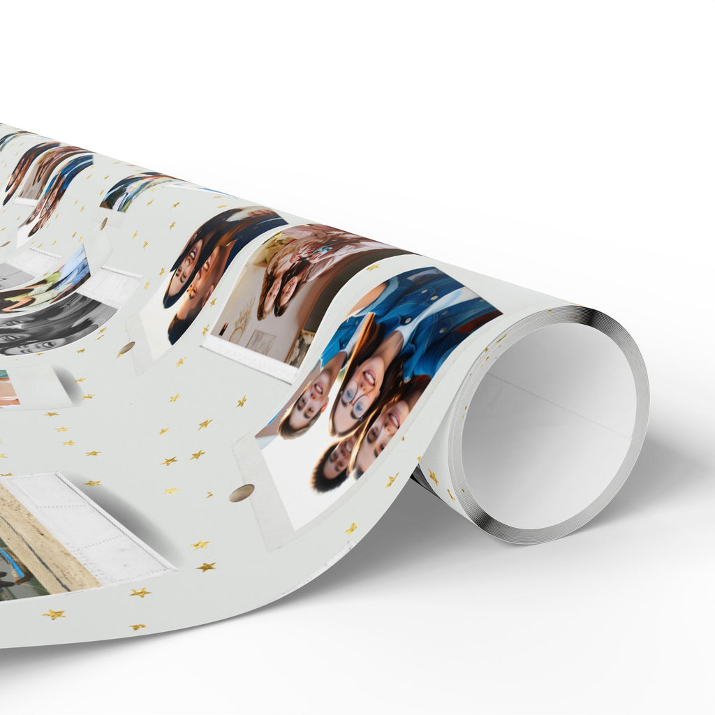 Personalized Photo Wrapping Paper | Custom Gift Wrap with Your Photos | Collage Wrapping Paper | Unique Birthday Gift Wrap
