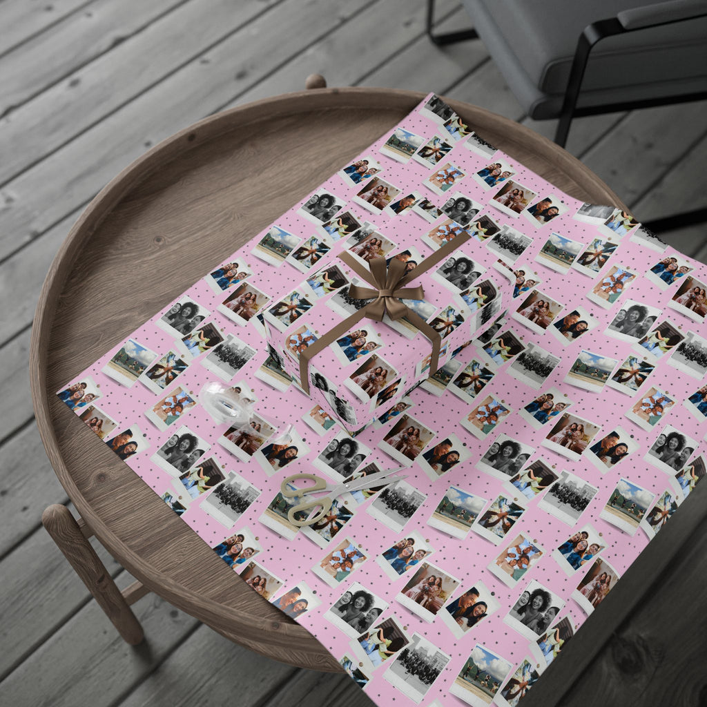 Personalized Photo Wrapping Paper | Custom Gift Wrap with Your Photos | Collage Wrapping Paper | Unique Birthday Gift Wrap