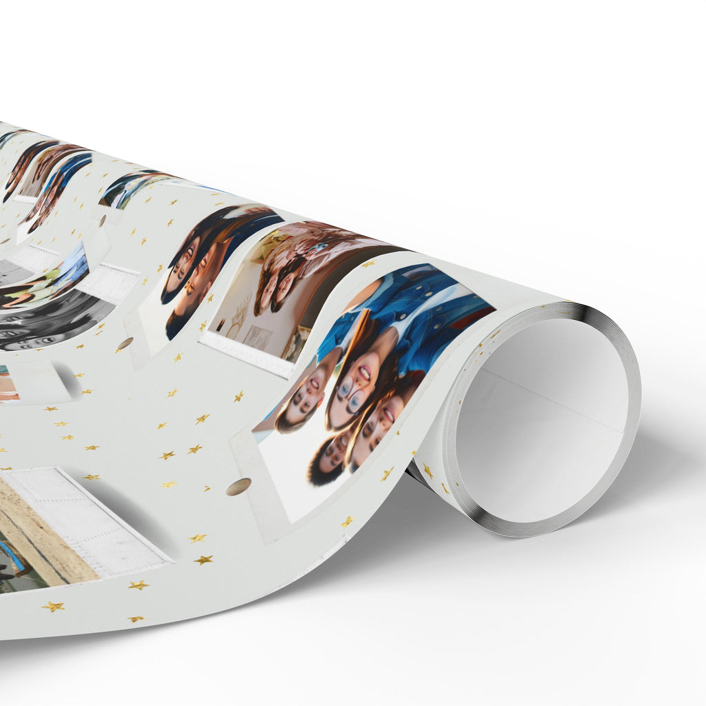 Personalized Photo Wrapping Paper | Custom Gift Wrap with Your Photos | Collage Wrapping Paper | Unique Birthday Gift Wrap