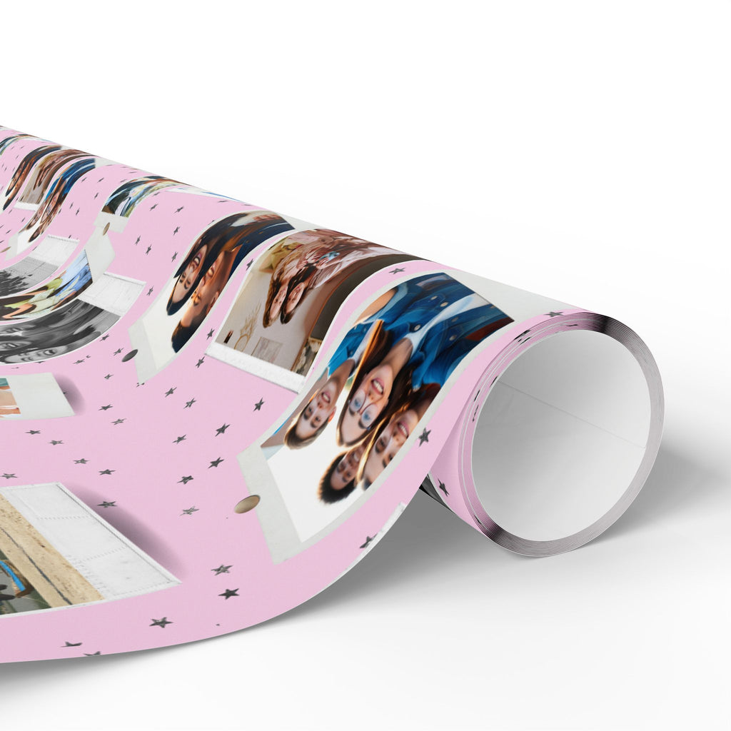 Personalized Photo Wrapping Paper | Custom Gift Wrap with Your Photos | Collage Wrapping Paper | Unique Birthday Gift Wrap