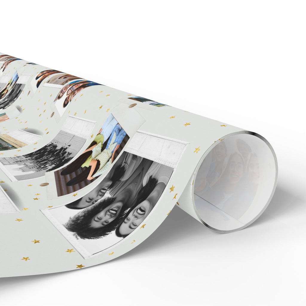 Personalized Photo Wrapping Paper | Custom Gift Wrap with Your Photos | Collage Wrapping Paper | Unique Birthday Gift Wrap