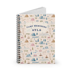 Personalized Camp Journal | Classic Camp Design | Spiral Notebook