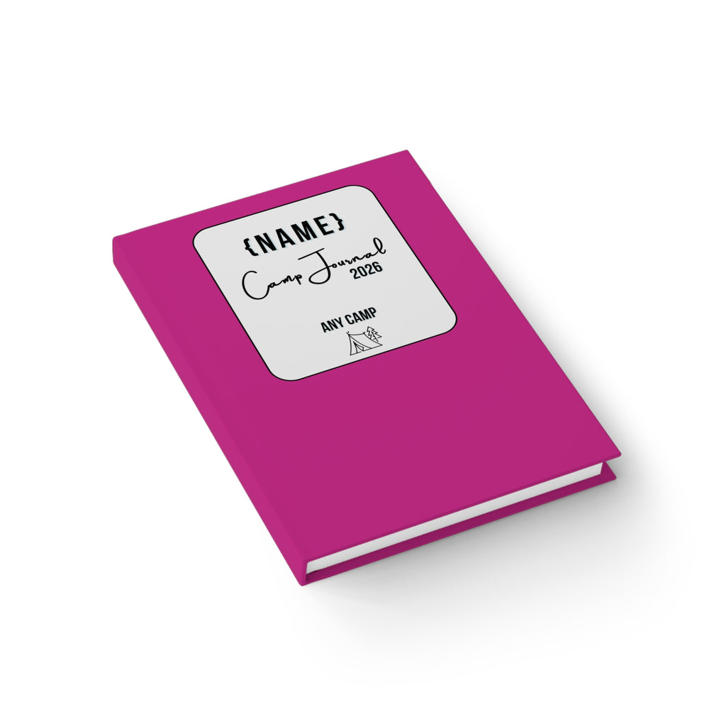 Personalized Camp Journal