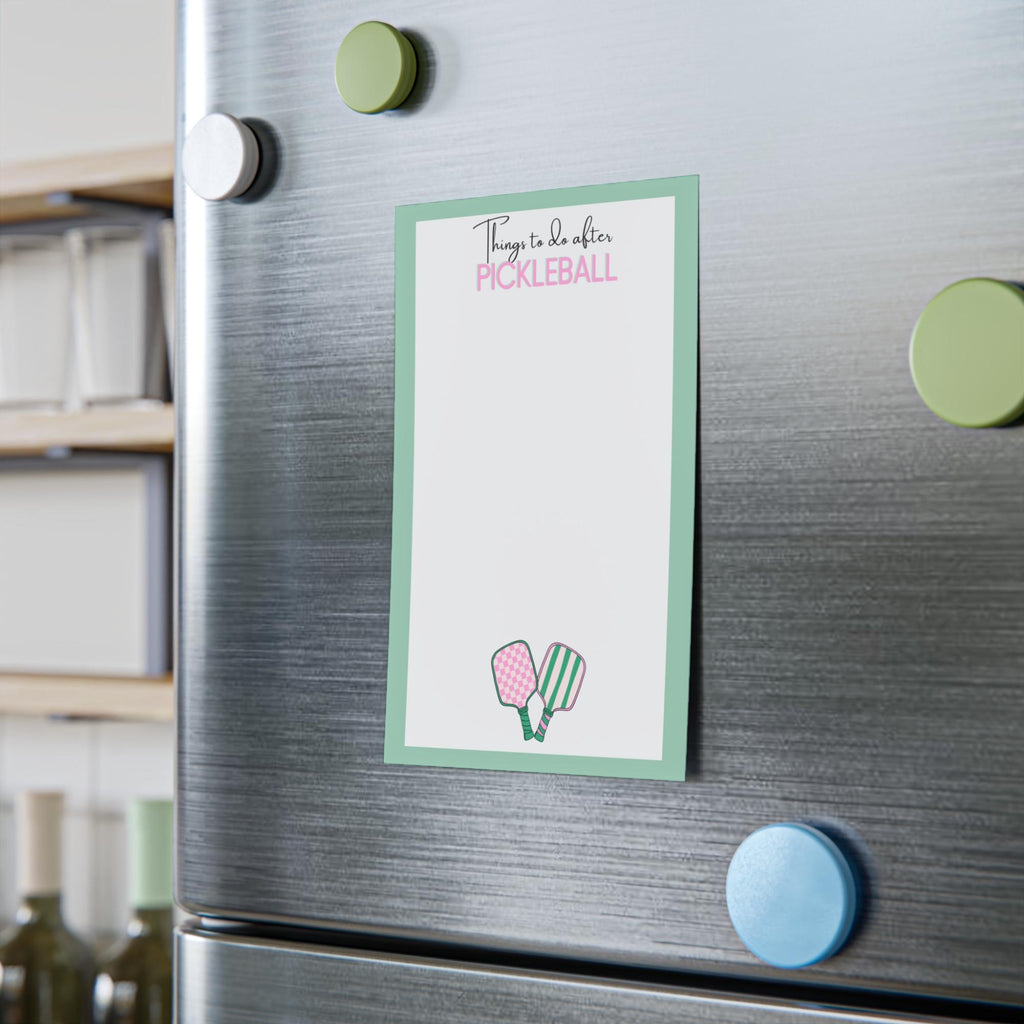Funny Pickleball Post-it Notes: Pickleball Players' To-Do List 4x6"