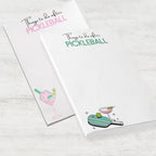 Funny Pickleball Post-it Notes: Pickleball Players' To-Do List 4x6"