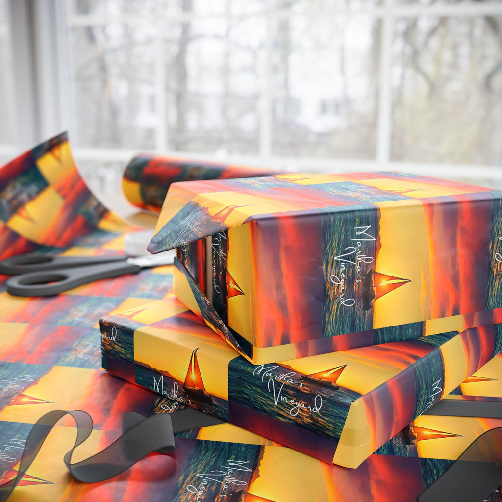 Martha's Vineyard Wrapping Paper | Sailboat Gift Wrap