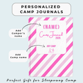 Personalized Camp Journal