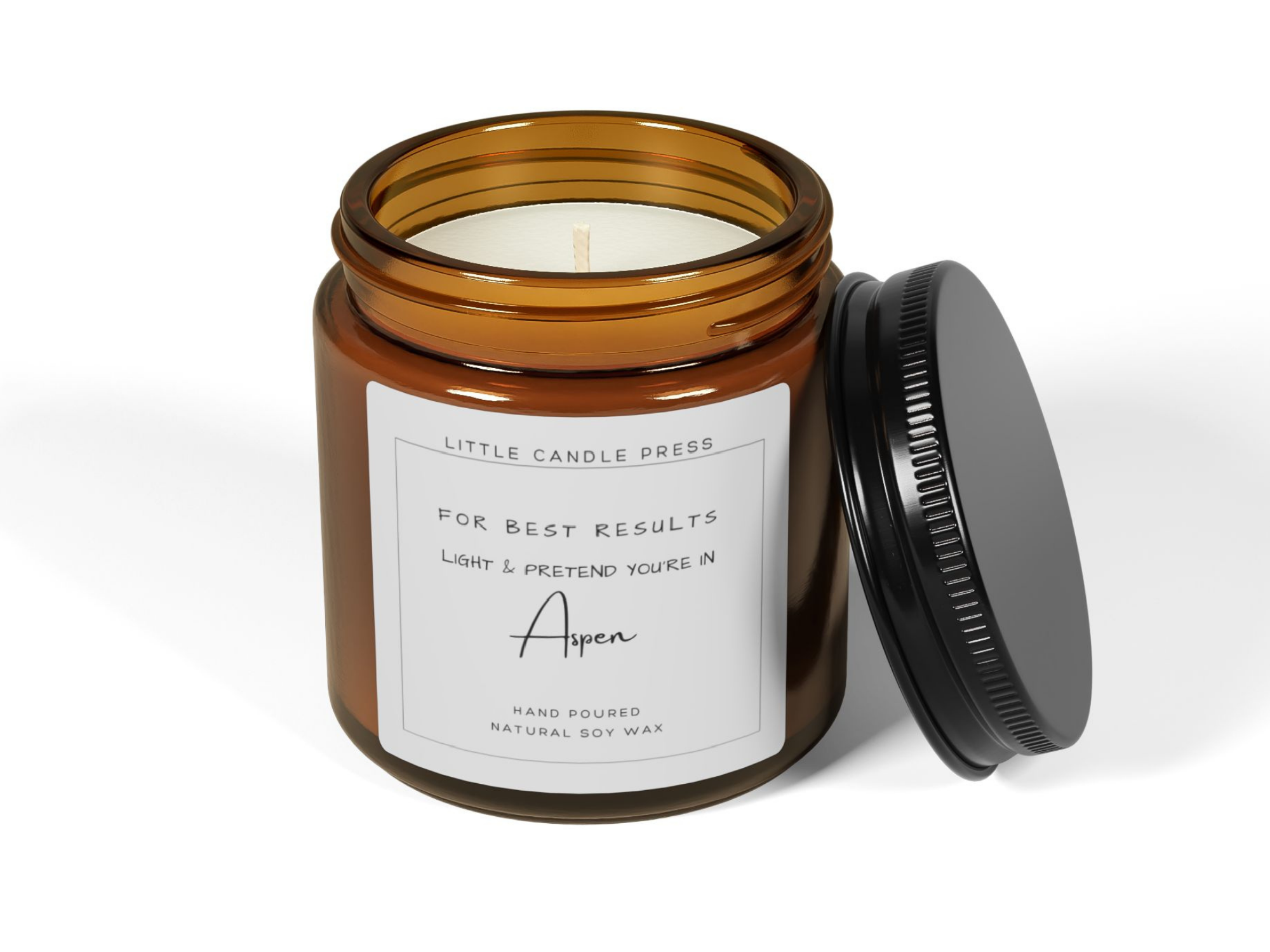 Light & Pretend You re in Aspen Candle