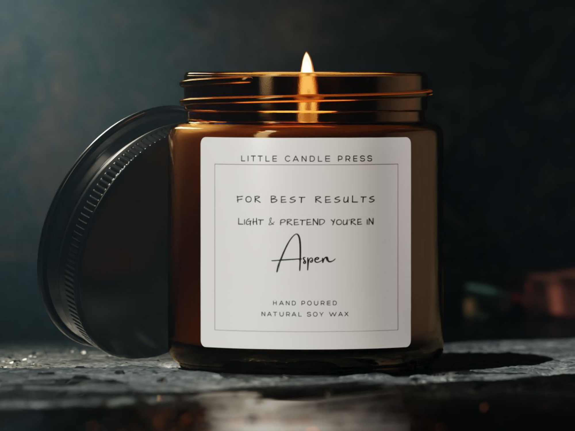 Light & Pretend You re in Aspen Candle