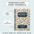 Personalized Camp Journal for Kids | Custom Camp Notebook | Sleepaway Camp Memory Book | Camp Gift for Kids | Camp Memories Journal