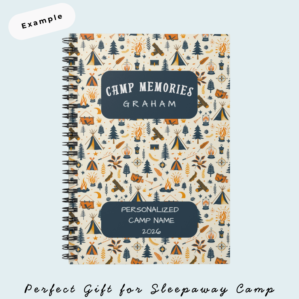 Personalized Camp Journal for Kids | Custom Camp Notebook | Sleepaway Camp Memory Book | Camp Gift for Kids | Camp Memories Journal