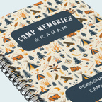 Personalized Camp Journal for Kids | Custom Camp Notebook | Sleepaway Camp Memory Book | Camp Gift for Kids | Camp Memories Journal