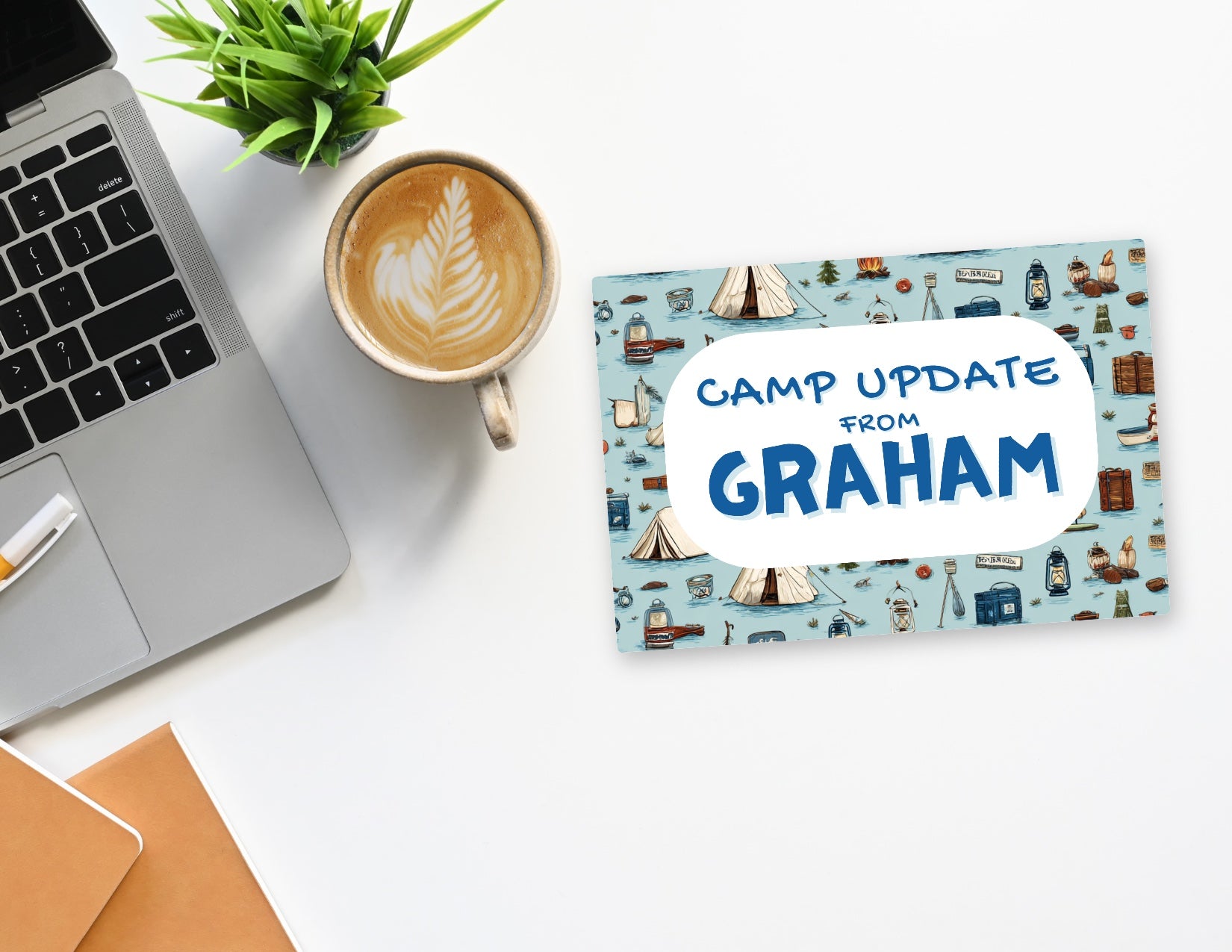 Personalized Camp Postcards: Multiple Color Options, Summer Camp Care Package
