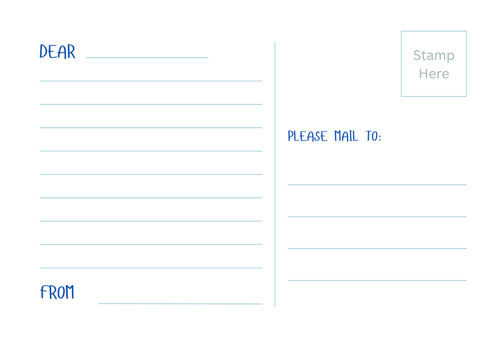 Personalized Camp Postcards: Summer Camp Care Package | Pink