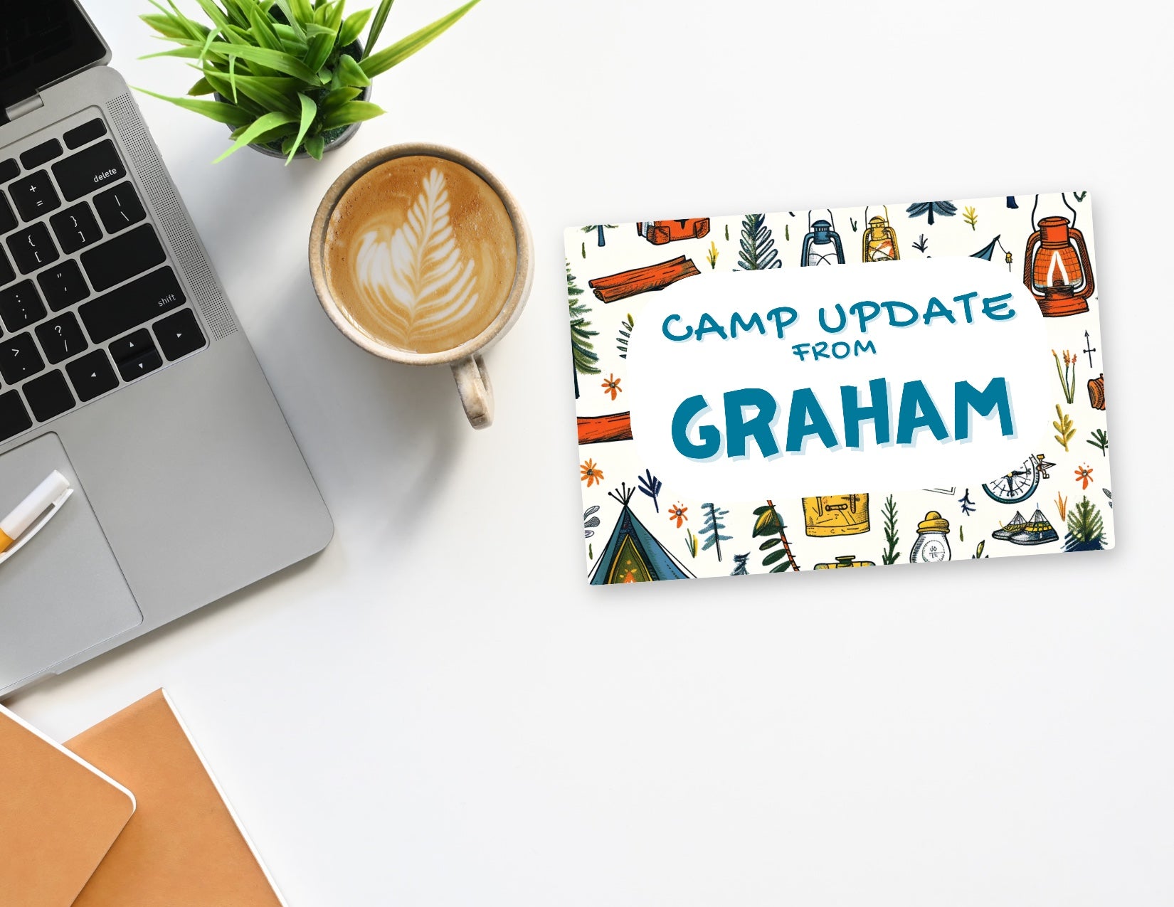 Personalized Camp Postcards