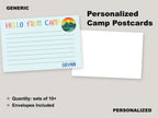 Personalized Camp Notecards with Envelopes | Summer Camp Care Package