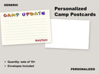 Personalized Camp Notecards with Envelopes