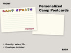 Personalized Camp Notecards with Envelopes