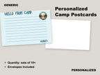 Personalized Camp Notecards with Envelopes