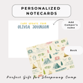 Personalized Camp Notecards with Envelopes