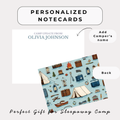 Personalized Camp Notecards with Envelopes
