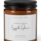 Summer Break Enjoy the Silence  Candle