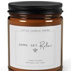 Game. Set. Relax Tennis Candle