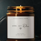 Game. Set. Relax Tennis Candle