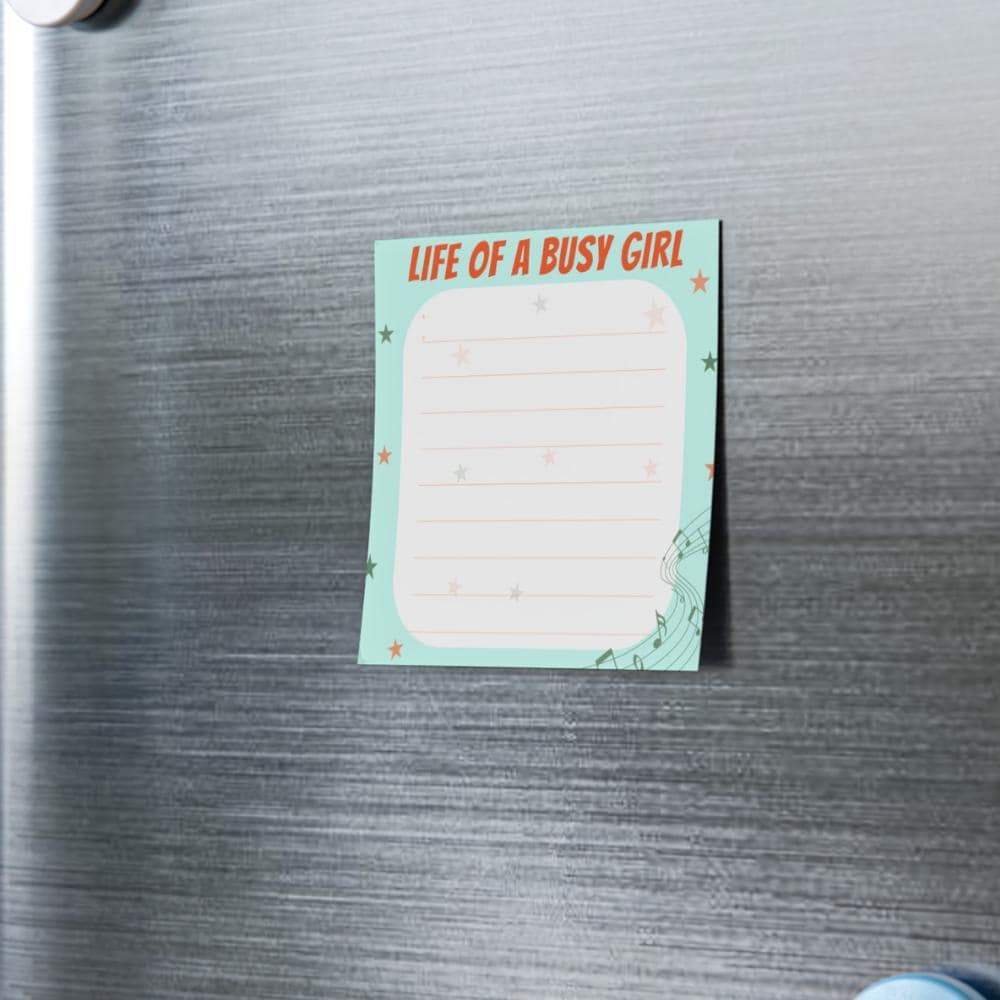 Life of a Busy Girl Post-it Notes: To-Do List. Two sizes -- 4x6" and/or 3x3"