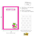 Funny Book Club Post-it Notes: To-Do List 4x6" and / or 3x3"