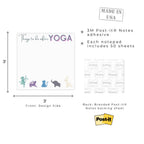 Funny Yoga Post-it Notes: To-Do List 4x6" and / or 3x3"