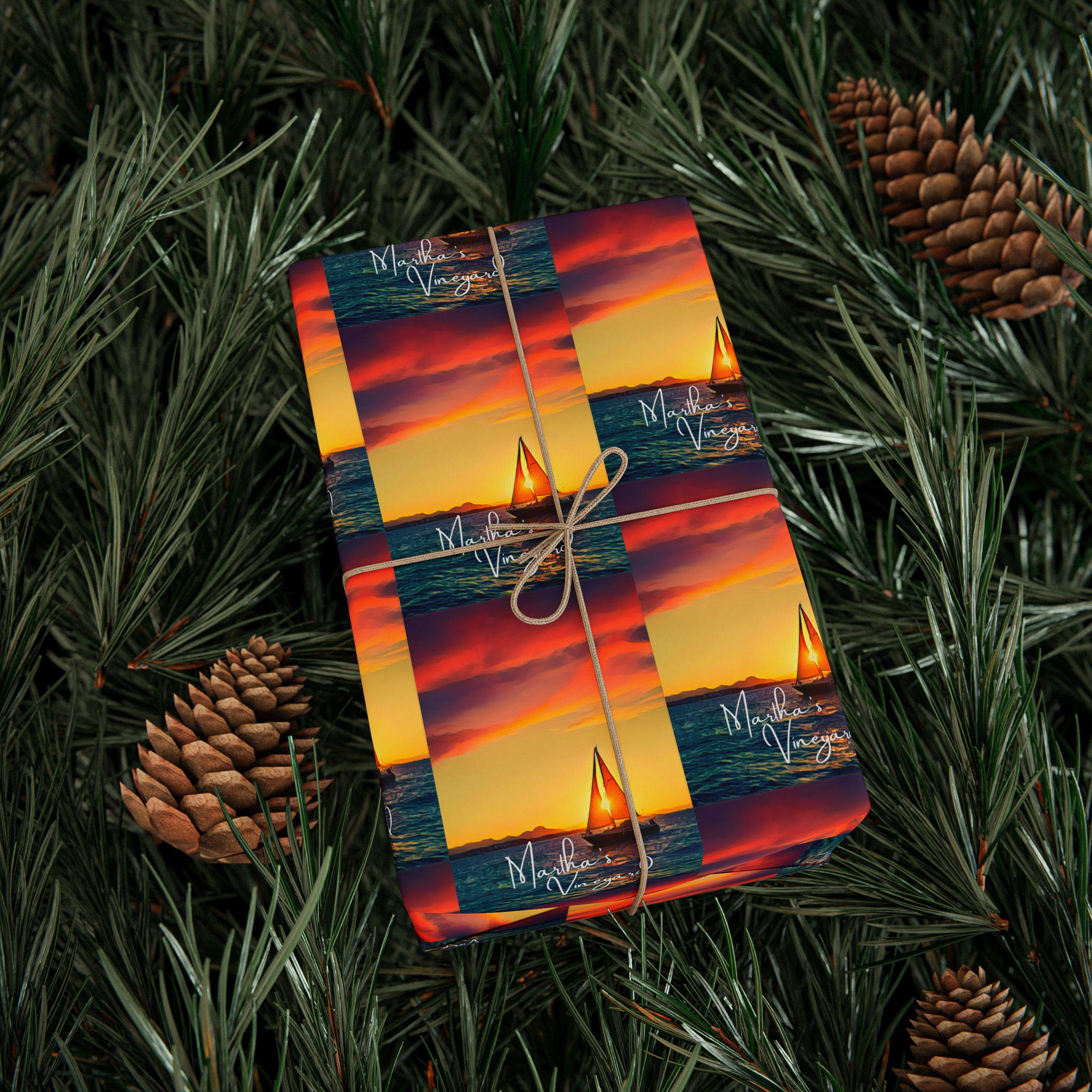 Martha's Vineyard Wrapping Paper | Sailboat Gift Wrap