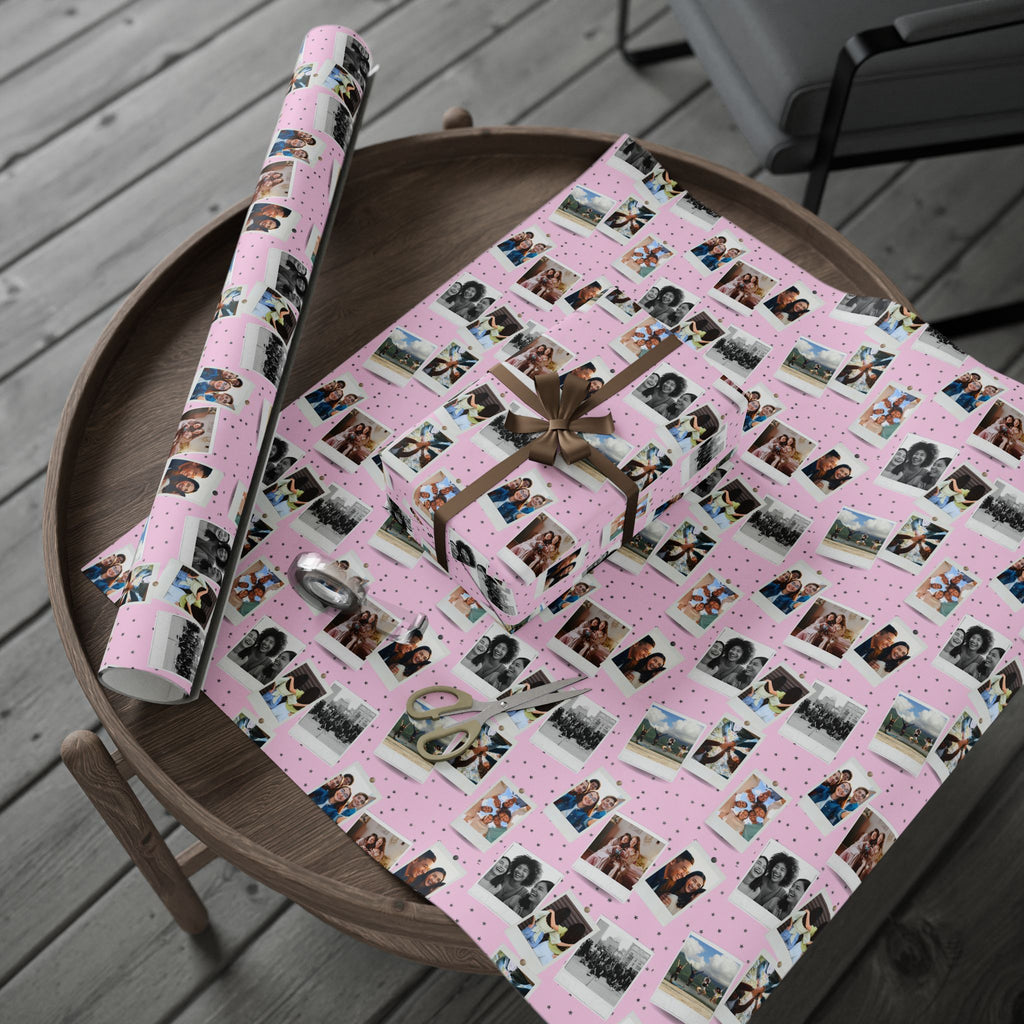 Personalized Photo Wrapping Paper | Custom Gift Wrap with Your Photos | Collage Wrapping Paper | Unique Birthday Gift Wrap
