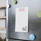 Funny Tennis Post-it Notes: Tennis Players' To-Do List 4x6"
