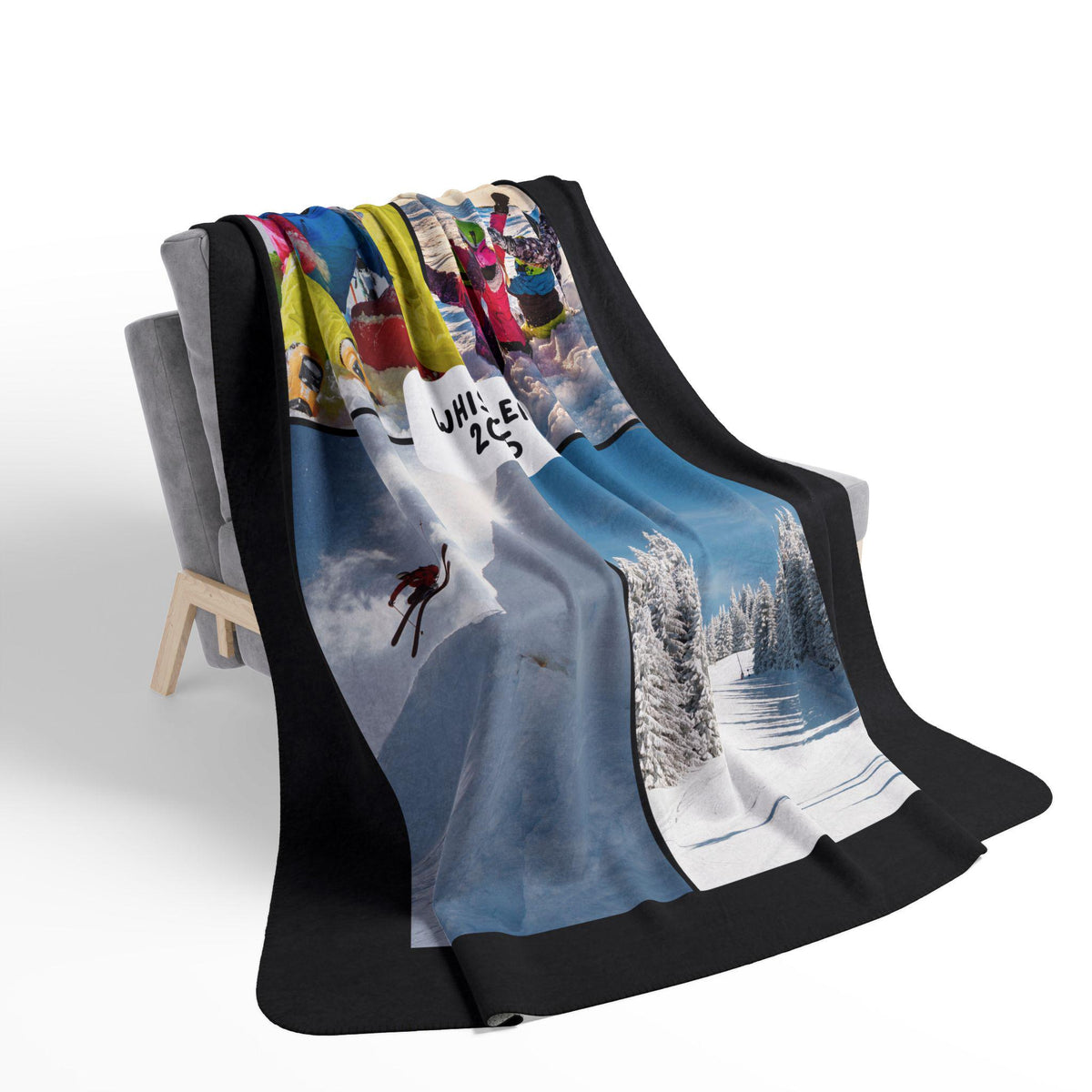Personalized Fleece Sherpa Blanket with Custom Photos