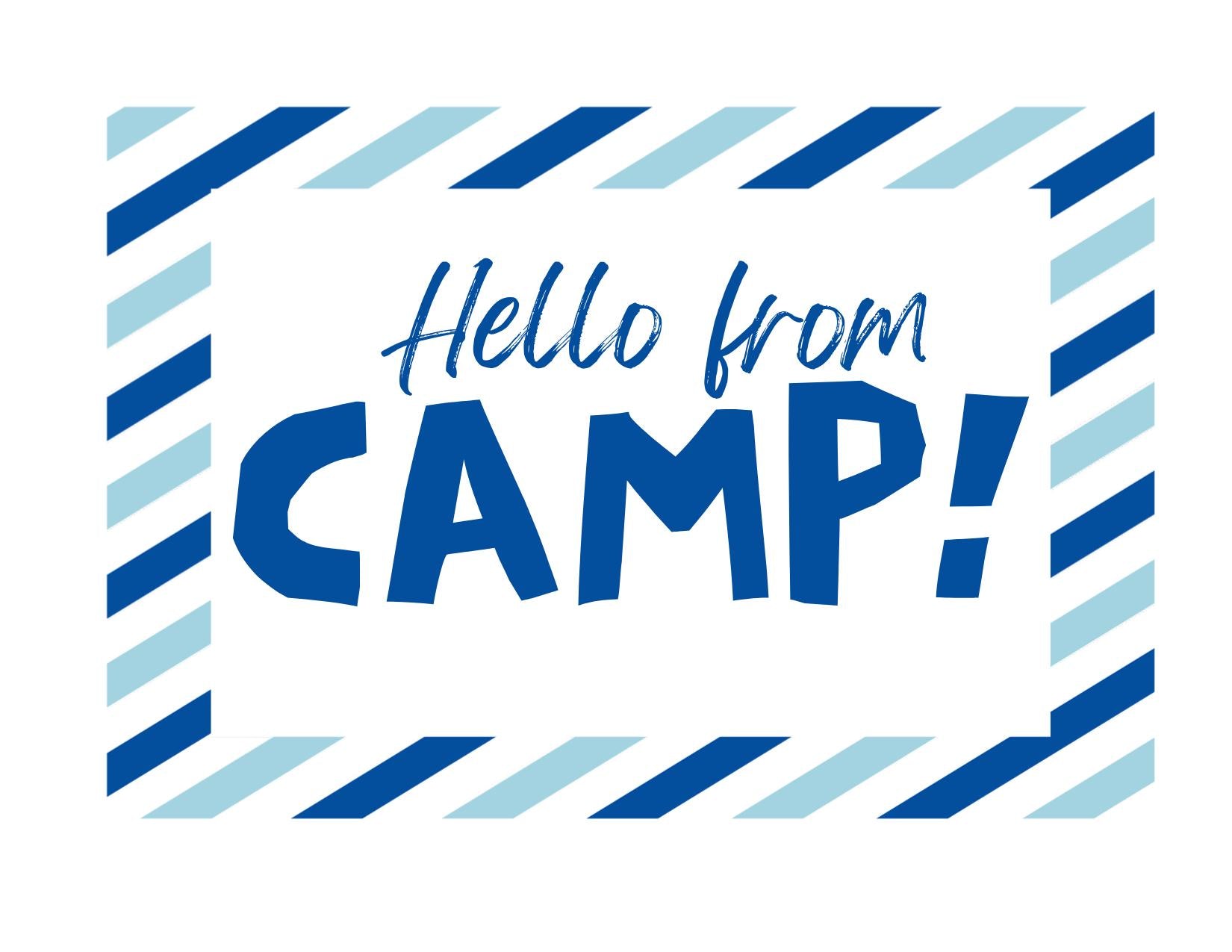 Summer Camp Postcards: Pack of 18 | Fun Colorful Kids Stationery