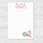 Funny Tennis Post-it Notes: Tennis Players' To-Do List 4x6"