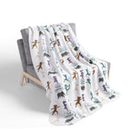 Yoga Blanket, Meditation Throw, Cozy Blanket, Relaxation Afghan, Namaste Gift