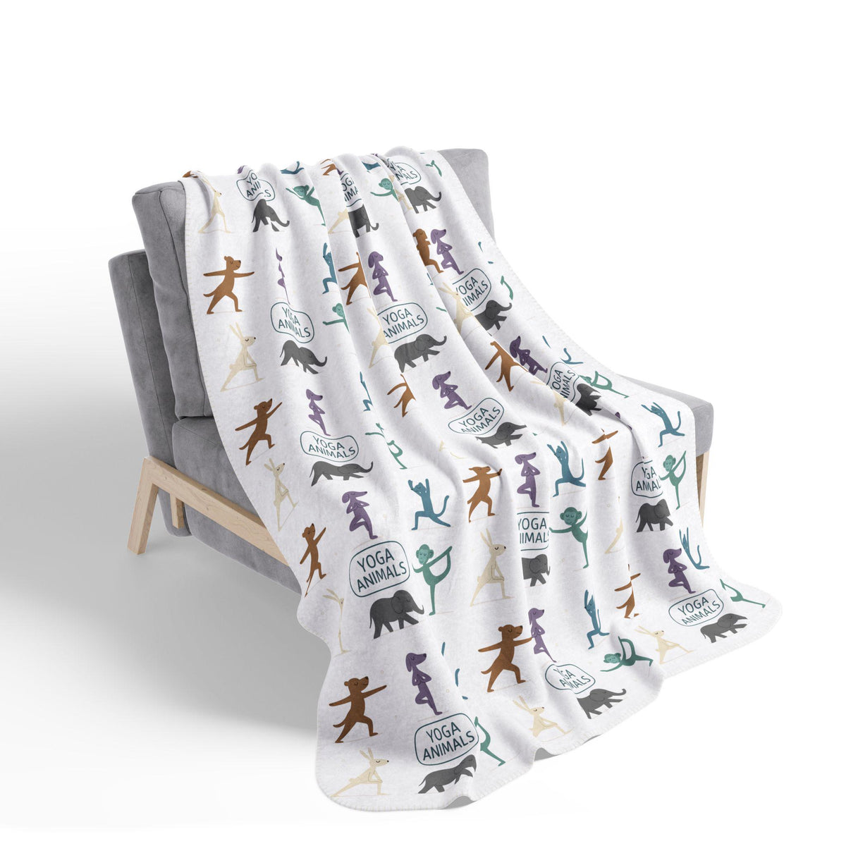 Yoga Blanket, Meditation Throw, Cozy Blanket, Relaxation Afghan, Namaste Gift