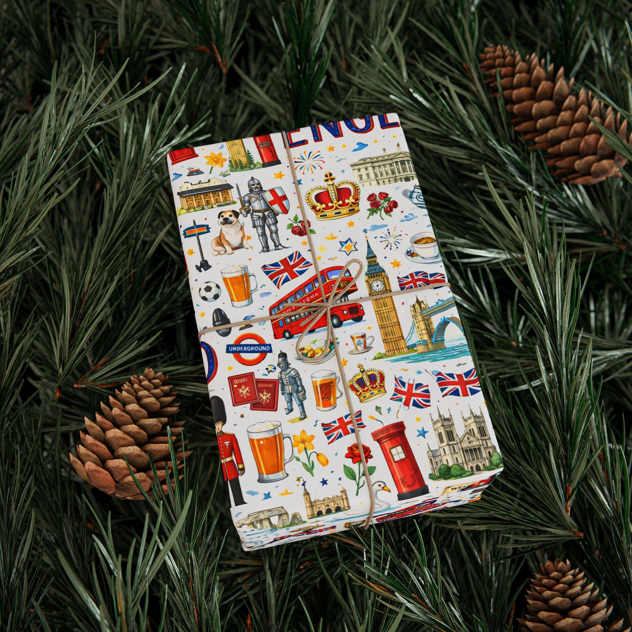 England Icon Wrapping Paper