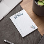 Funny Skiing & Snowboarding Post-it Notes: To-Do List 4x6"