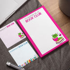 Funny Book Club Post-it Notes: To-Do List 4x6" and / or 3x3"