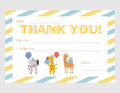 Kids Fill-in Thank You Postcards: Multi Pack