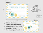 Monster Duo Thank you Postcards