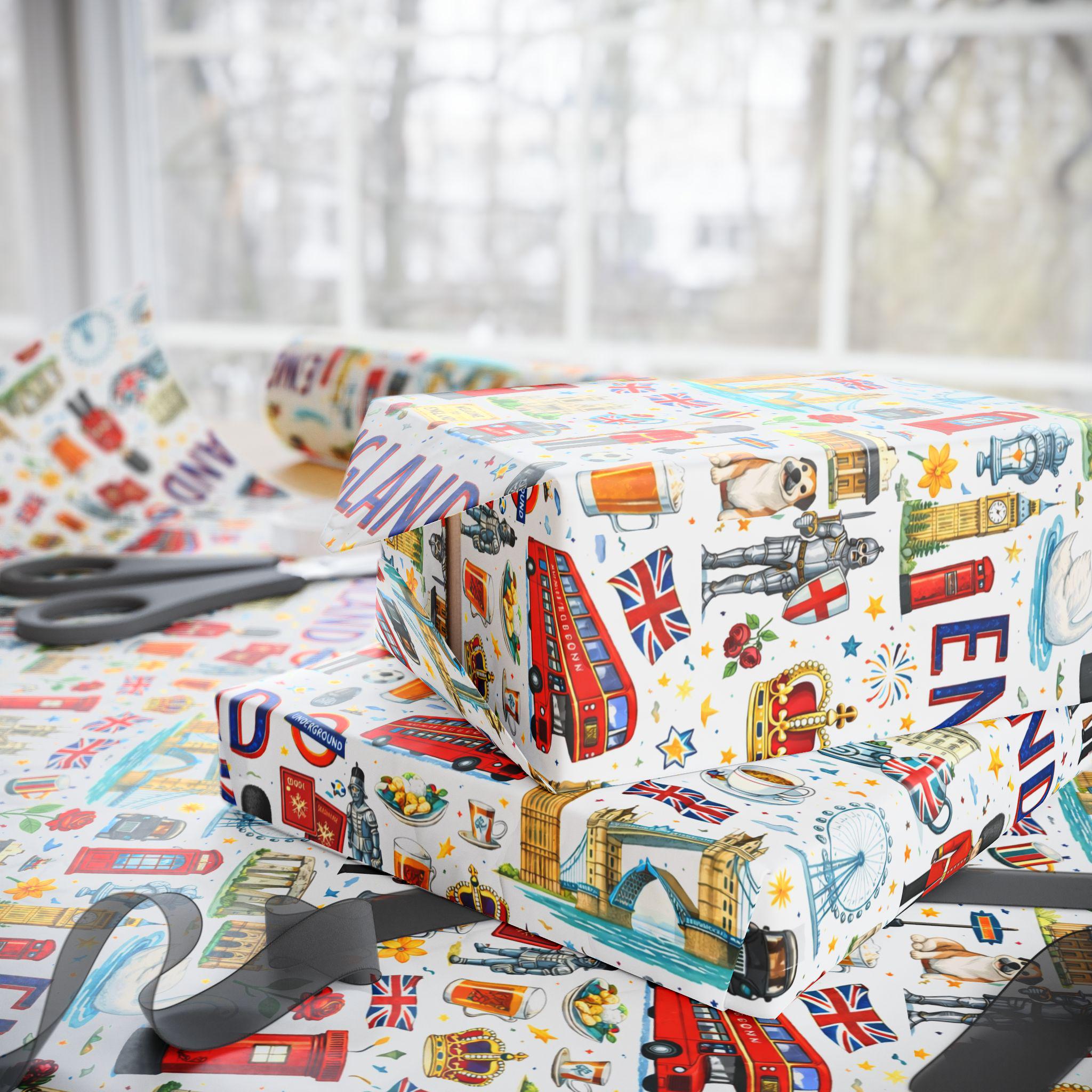 England Icon Wrapping Paper