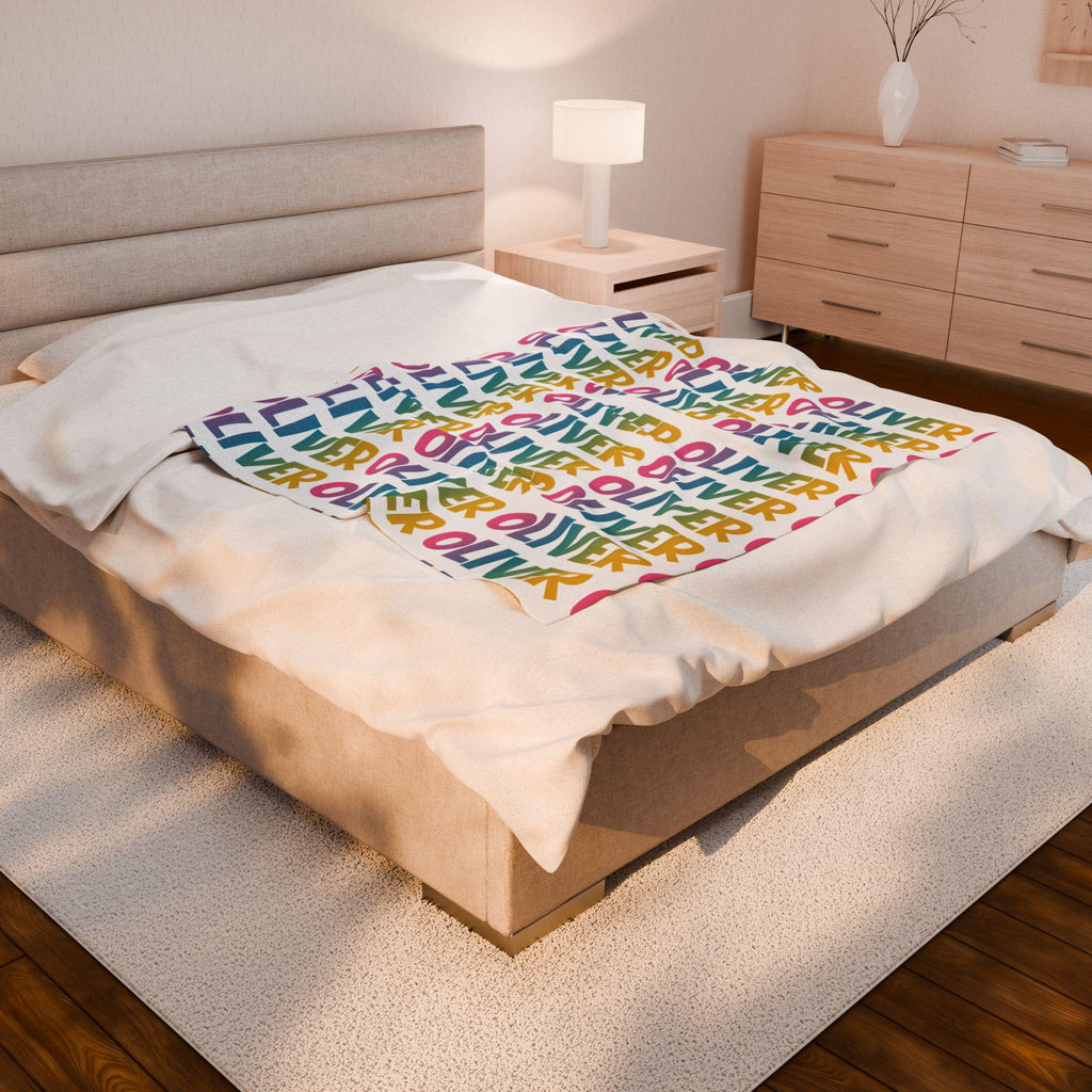 Velveteen Blanket: Custom Name