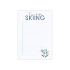 Funny Skiing & Snowboarding Post-it Notes: To-Do List 4x6"